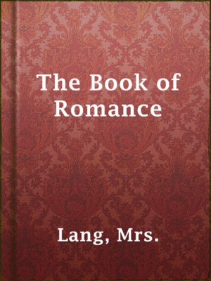 cover image of The Book of Romance